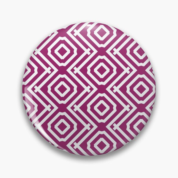 Item preview, Magenta and White Vertical Stripe Diamond Pattern - Color Matches Colour of the Year 2022 Orchid Flower 150-38-31 designed and sold by ColorOfTheYears.
