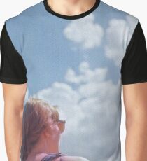 Summer Clouds - Photographic Print Graphic T-Shirt