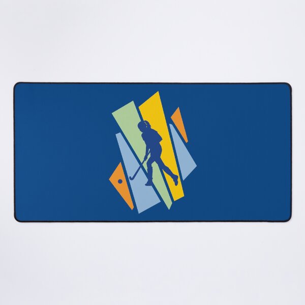 Item preview, Field hockey girl blue designed and sold by hookfreaks.