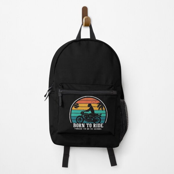 Item preview, Born To Ride Forced To Go To School designed and sold by OfficeFortune.