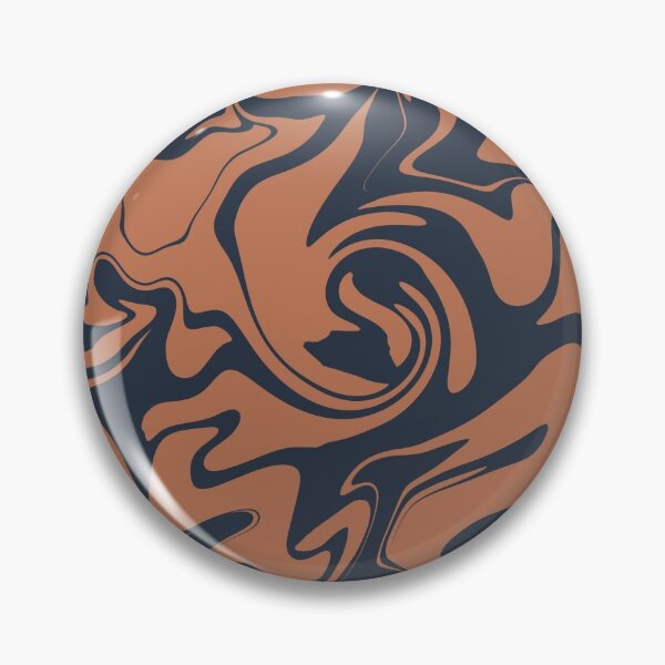 Item preview, Twirl abstracts illustration pattern with navy background  designed and sold by MercuryV.