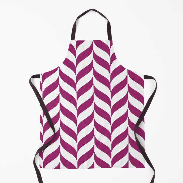 Item preview, Magenta and White Pretty Herringbone Pattern - Color Matches Colour of the Year 2022 Orchid Flower 150-38-31 designed and sold by ColorOfTheYears.