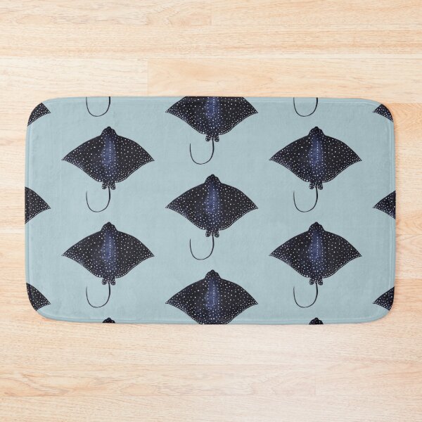 Item preview, Spotted eagle ray watercolor painting designed and sold by Milanicole.