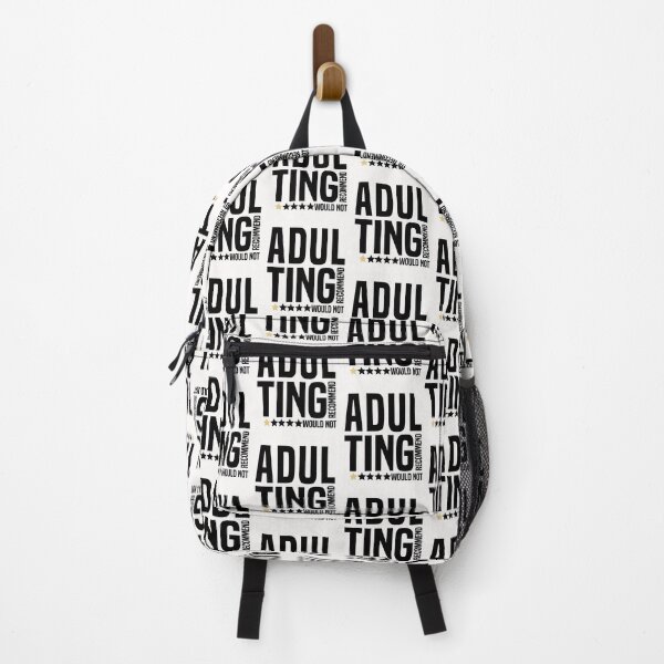 Item preview, Adulting would not recommend designed and sold by Hero Prod.