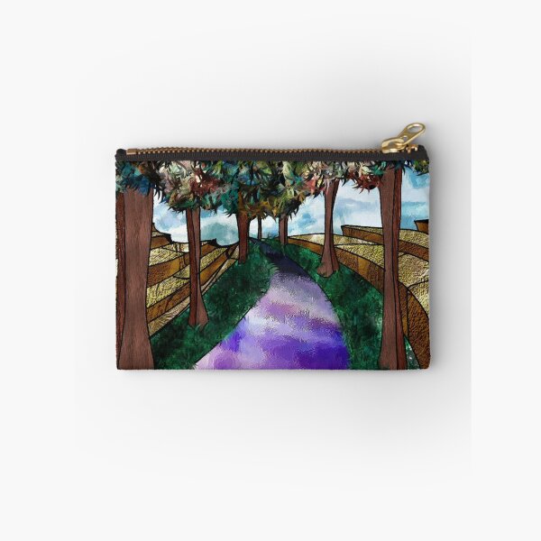 Item preview, Colorful Trees on the Purple Road designed and sold by Korroby.