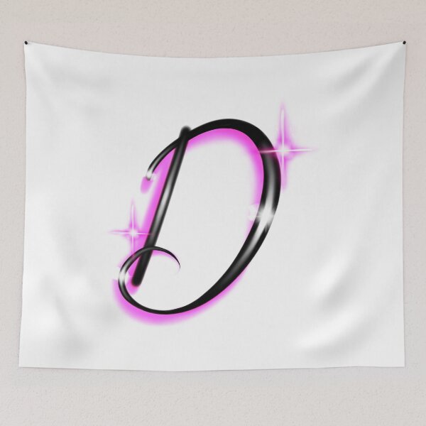 Item preview, airbrushed letter d designed and sold by ellebackup.