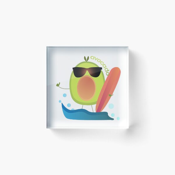 Item preview, Funny Avocado Surfing | Cute Funny Avocado designed and sold by Mintminz.
