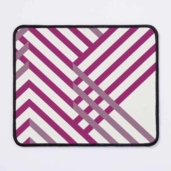 Item preview, Magenta, Gray and White Diagonal Stripe Pattern - Color Matches Colour of the Year 2022 Orchid Flower 150-38-31 designed and sold by ColorOfTheYears.