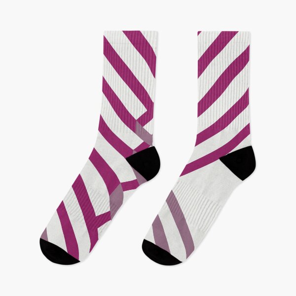 Item preview, Magenta, Gray and White Diagonal Stripe Pattern - Color Matches Colour of the Year 2022 Orchid Flower 150-38-31 designed and sold by ColorOfTheYears.