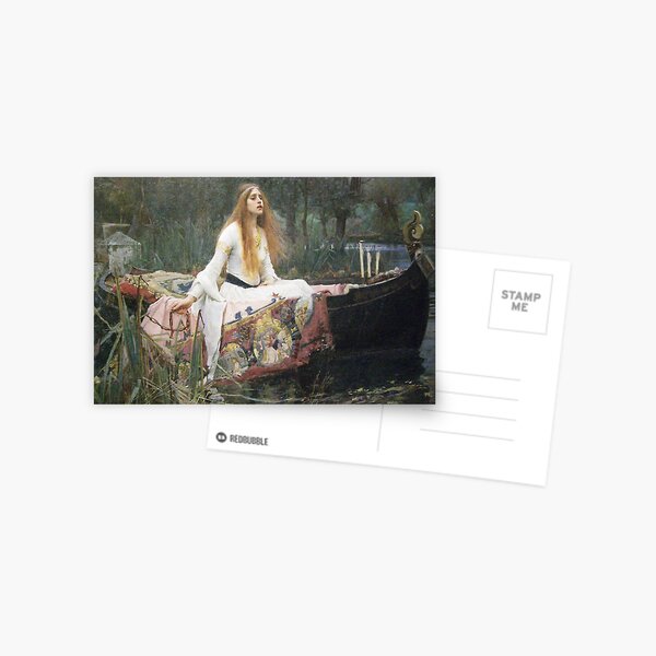Waterhouse - La Dama de Shalott Postal