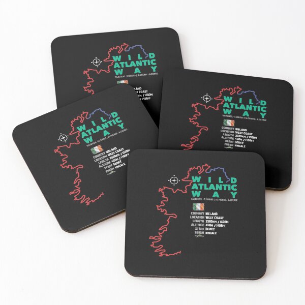 Item preview, Wild Atlantic Way Ireland Sticker & T-Shirt 02 designed and sold by OuterShellUK.