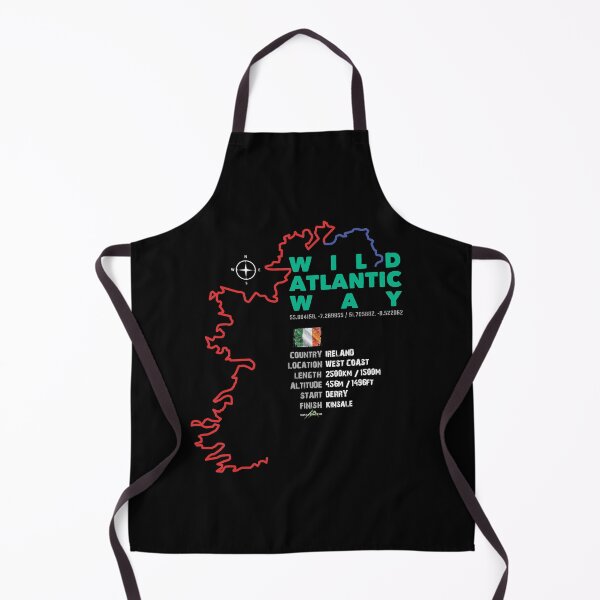 Item preview, Wild Atlantic Way Ireland Sticker & T-Shirt 02 designed and sold by OuterShellUK.