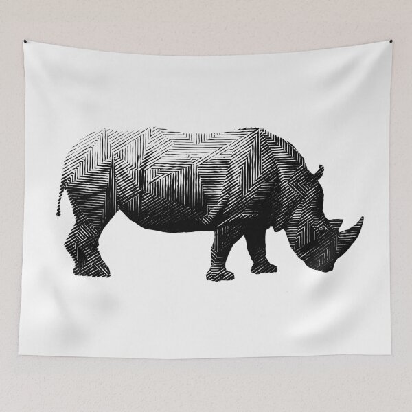 Item preview, Rhino pattern designed and sold by urban-color.