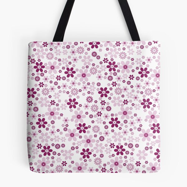 Item preview, Magenta and White Simple Floral Flower Pattern - Color Matches Colour of the Year 2022 Orchid Flower 150-38-31 designed and sold by ColorOfTheYears.