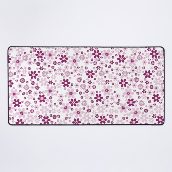 Item preview, Magenta and White Simple Floral Flower Pattern - Color Matches Colour of the Year 2022 Orchid Flower 150-38-31 designed and sold by ColorOfTheYears.