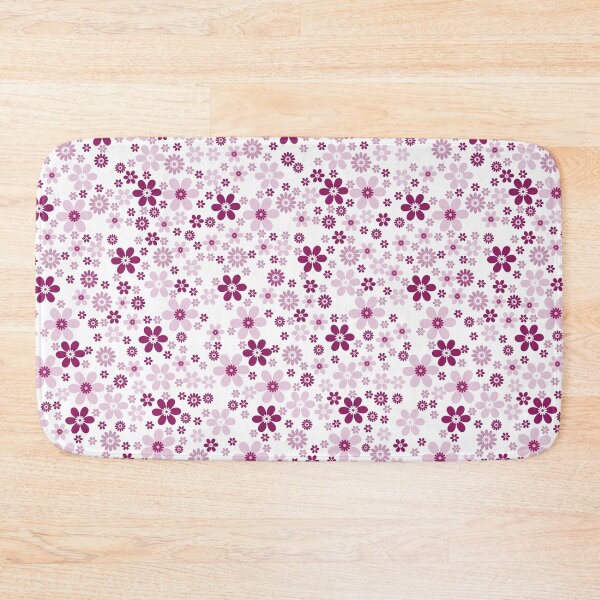 Item preview, Magenta and White Simple Floral Flower Pattern - Color Matches Colour of the Year 2022 Orchid Flower 150-38-31 designed and sold by ColorOfTheYears.