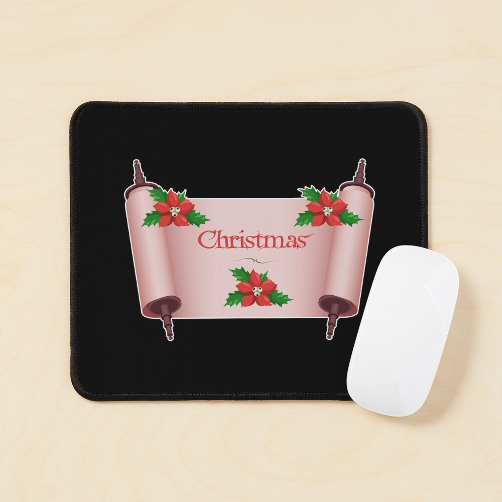 Christmas Parchment Paper With Mistletoe Sticker for Sale by