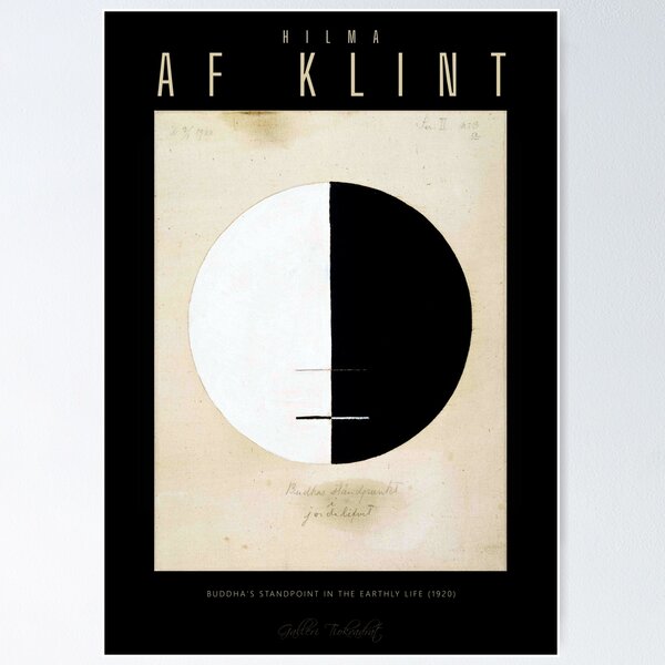 Poster of Hilma af Klint Buddha’s Standpoint in the Earthly Life No. 3a 1920 Poster