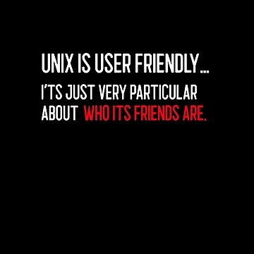 Artwork thumbnail, Computer Geek Unix Is User Friendly by ComputerGeeksTs