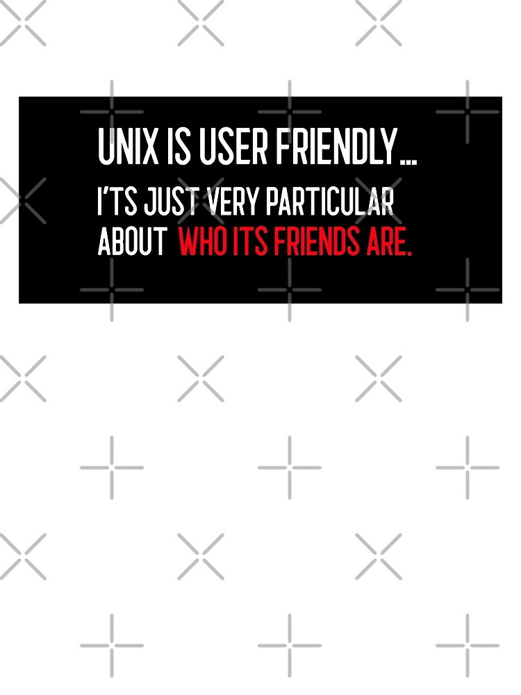 Thumbnail 3 of 3, Scarf, Computer Geek Unix Is User Friendly designed and sold by ComputerGeeksTs.