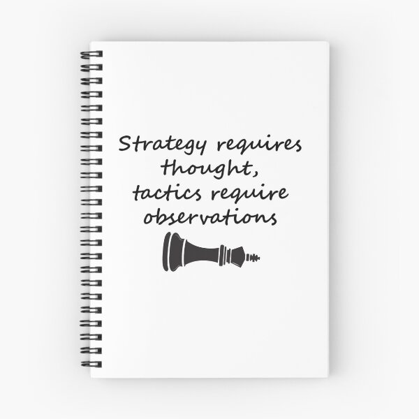 Item preview, Strategy requires thought, tactics require observations designed and sold by i-Culture.