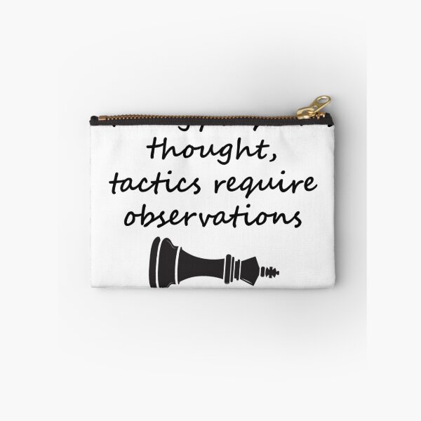 Item preview, Strategy requires thought, tactics require observations designed and sold by i-Culture.