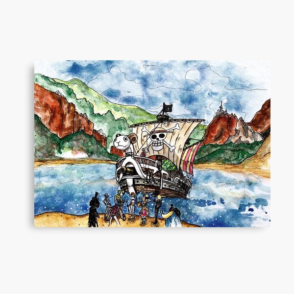 One Piece Going Merry Art Board Print for Sale by haida-hasn