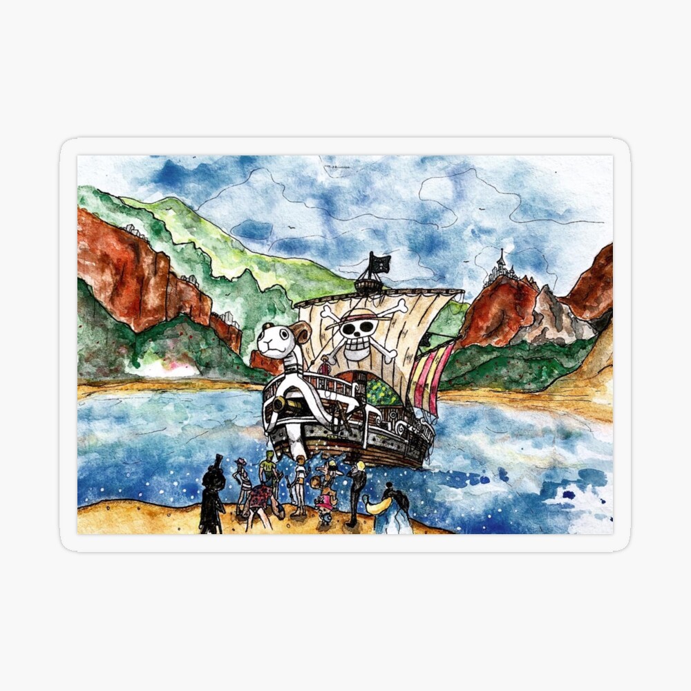 going merry one piece boat Poster for Sale by AnimeTwins