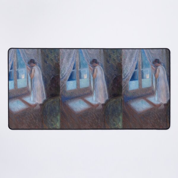 Item preview, The Girl By The Window Edvard Munch Painting designed and sold by ellebackup.