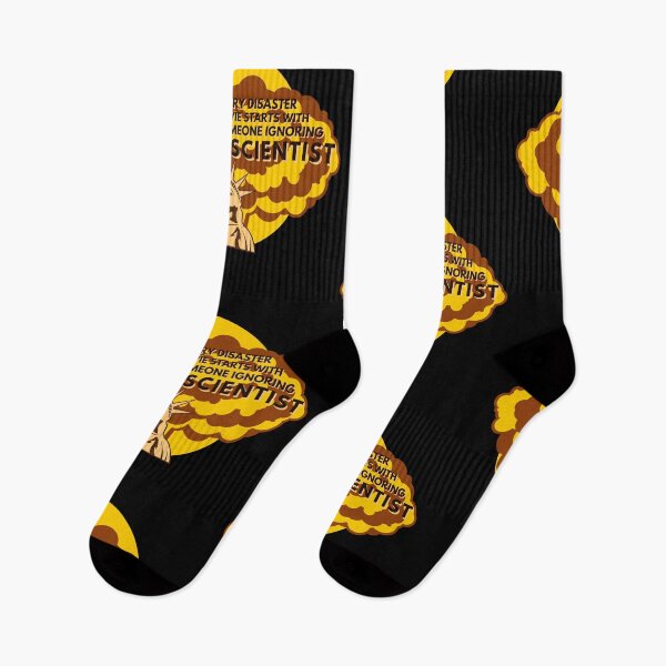 Item preview, Every Disaster Movie Starts With Someone Ignoring Scientist (Yellow and Black) designed and sold by Vimbuy.