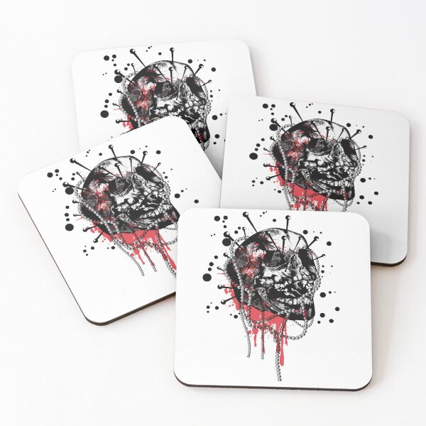 Item preview, bloody skull designed and sold by bisly.