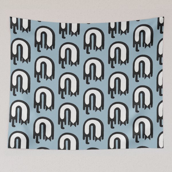 Item preview, Black and white flexible cat illustration designed and sold by Milanicole.