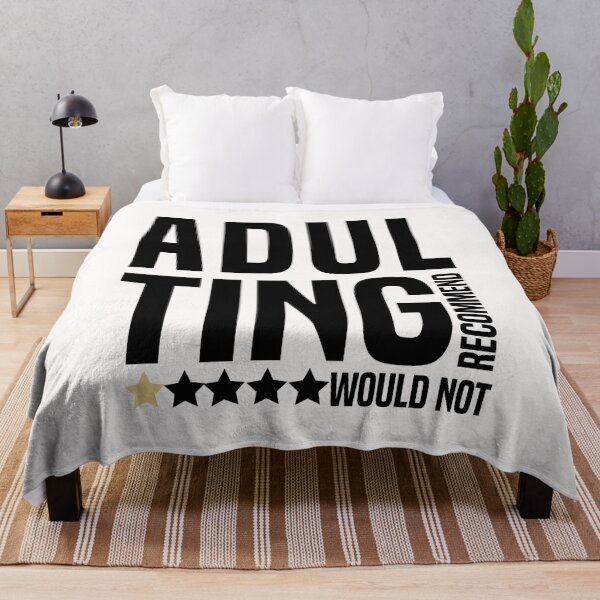 Item preview, Adulting would not recommend designed and sold by Hero Prod.