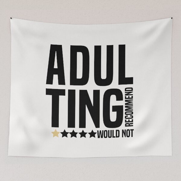 Item preview,  Adulting would not recommend  designed and sold by Hero Prod.