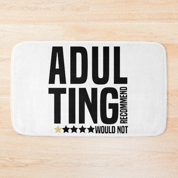 Item preview,  Adulting would not recommend  designed and sold by Hero Prod.