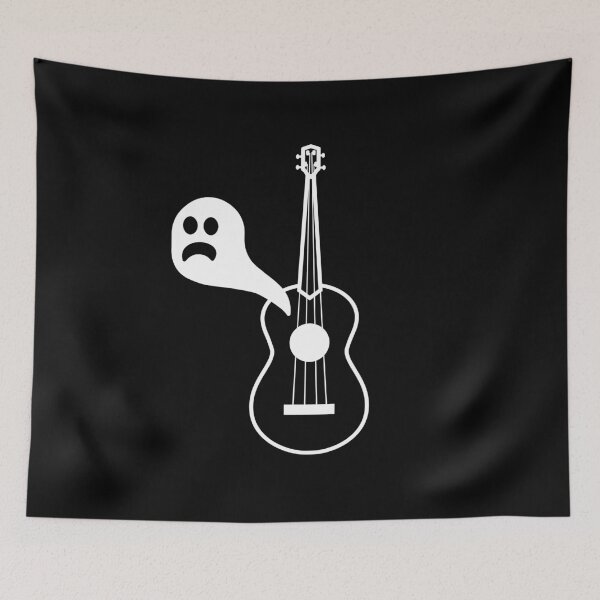 Item preview, Cute Spooky Ghost On Guitar For Music Lover On This Halloween designed and sold by Funwithmusic.