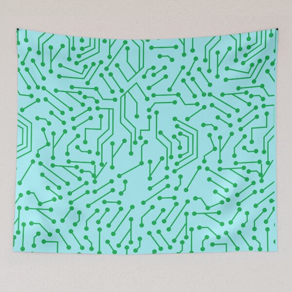 Item preview, Printed circuit board PCb trace line art designed and sold by EngineersArt.