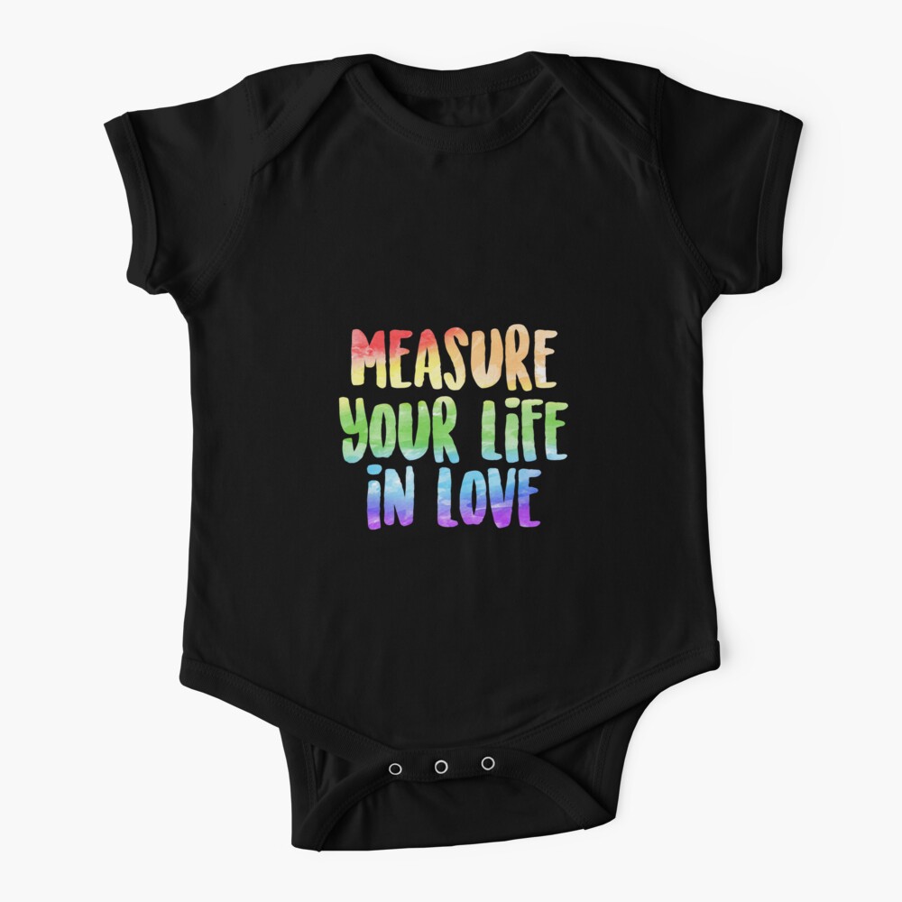 Measure Your Life In Love | Rent Baby One-Piece
