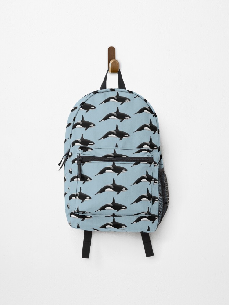 Orca Killer whale illustration Backpack for Sale by Milanicole Redbubble