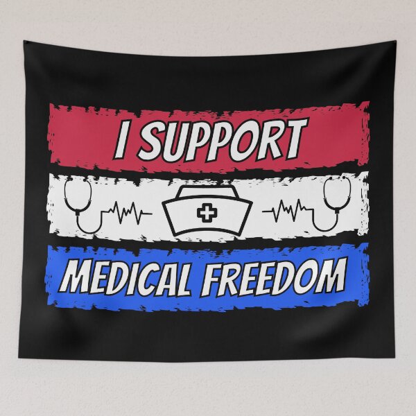 Item preview, I Support Medical Freedom Stop The Mandates  designed and sold by MamaSweetea.