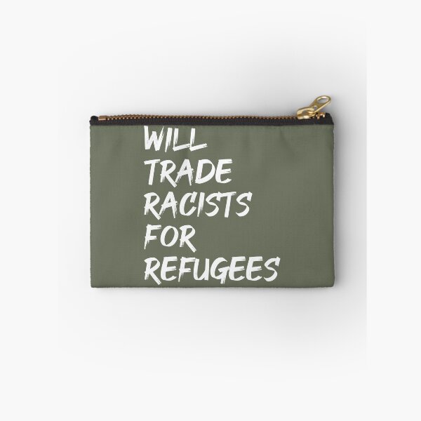Item preview, Will Trade Racists For Refugees designed and sold by cafeteeria.