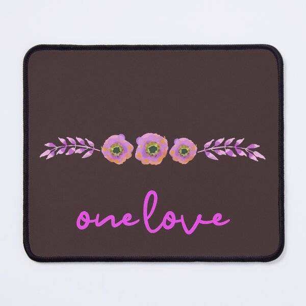 Item preview, One Love Watercolor Flowers designed and sold by lazarosdesign.