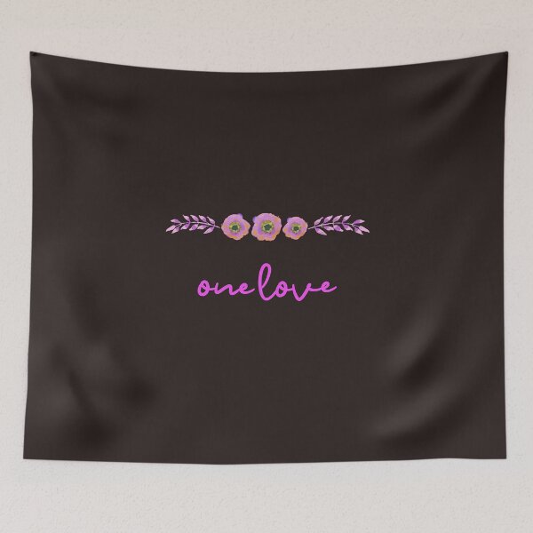 Item preview, One Love Watercolor Flowers designed and sold by lazarosdesign.