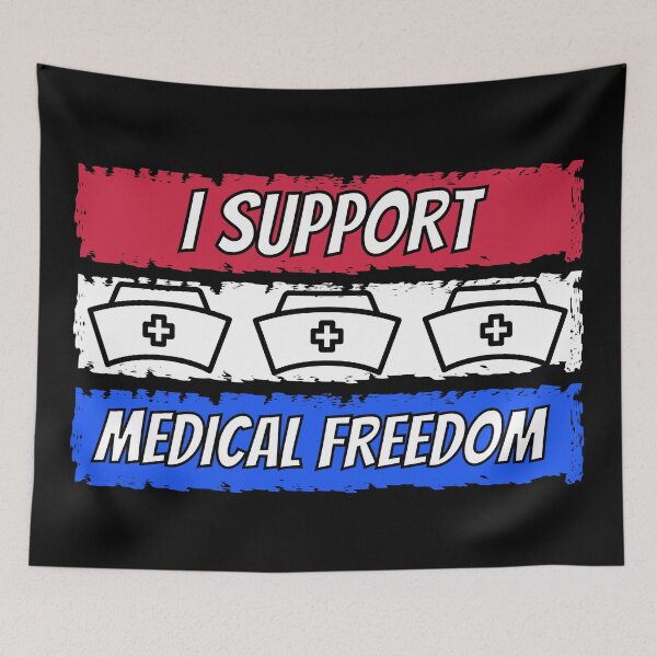 Item preview, I Support Medical Freedom Stop The Mandates  designed and sold by MamaSweetea.