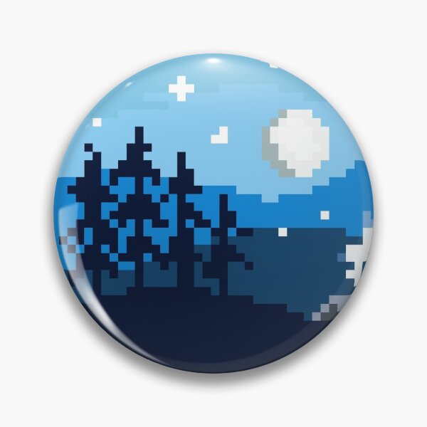 Item preview, Country Night Sky Pixel Art designed and sold by Chira23.