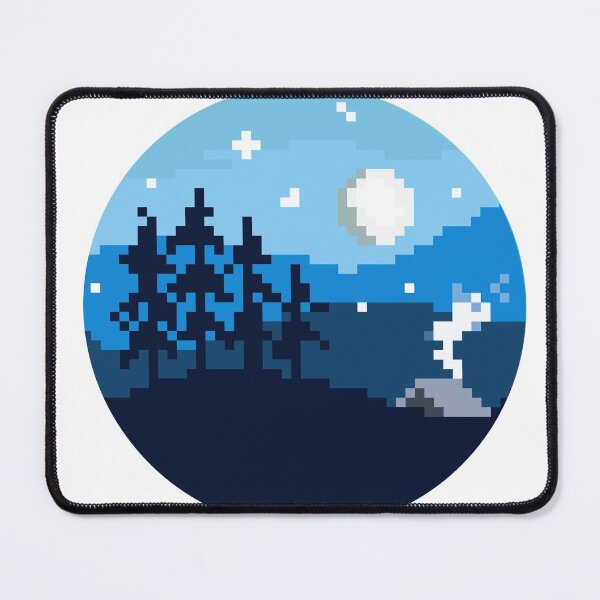 Item preview, Country Night Sky Pixel Art designed and sold by Chira23.