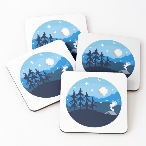 Item preview, Country Night Sky Pixel Art designed and sold by Chira23.