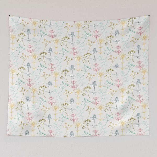 Item preview, Colored decorative meadow flowers designed and sold by Olga Lashko.