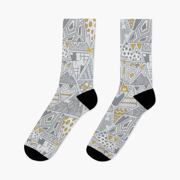 Item preview, Mountain Melodies - Pantone yellow grey designed and sold by DesignsbyRoochita Studio.