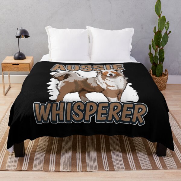 Item preview,  Aussie Whisperer Quote Australian Shepherd designed and sold by luisweber.
